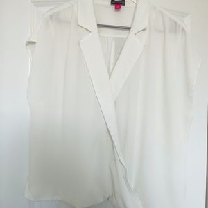 Vince Camuto Light Cream Blouse, size XL